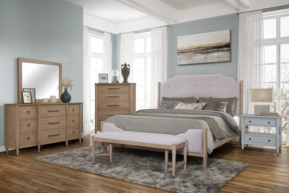 I Home Furnishings - Wilmington Open Nightstand-Ocean - 338-122-O view 9