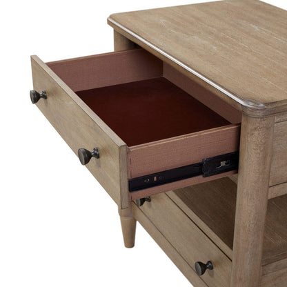 I Home Furnishings - Wilmington Open Nightstand-Sand - 338-122 view 4