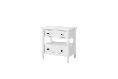 I Home Furnishings - Wilmington Open Nightstand -White - 338-122-W view 1
