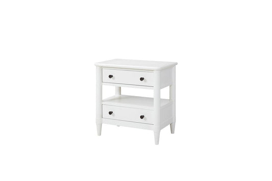 I Home Furnishings - Wilmington Open Nightstand -White - 338-122-W view 1