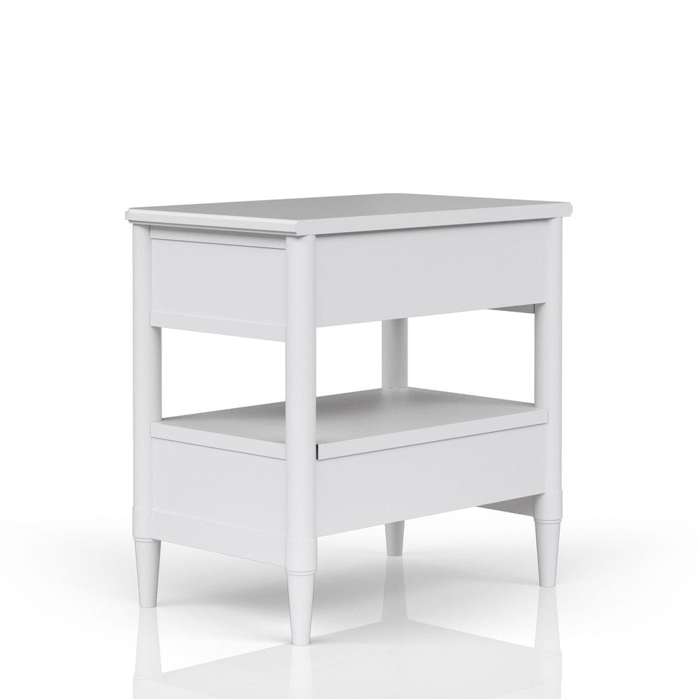 I Home Furnishings - Wilmington Open Nightstand -White - 338-122-W view 2
