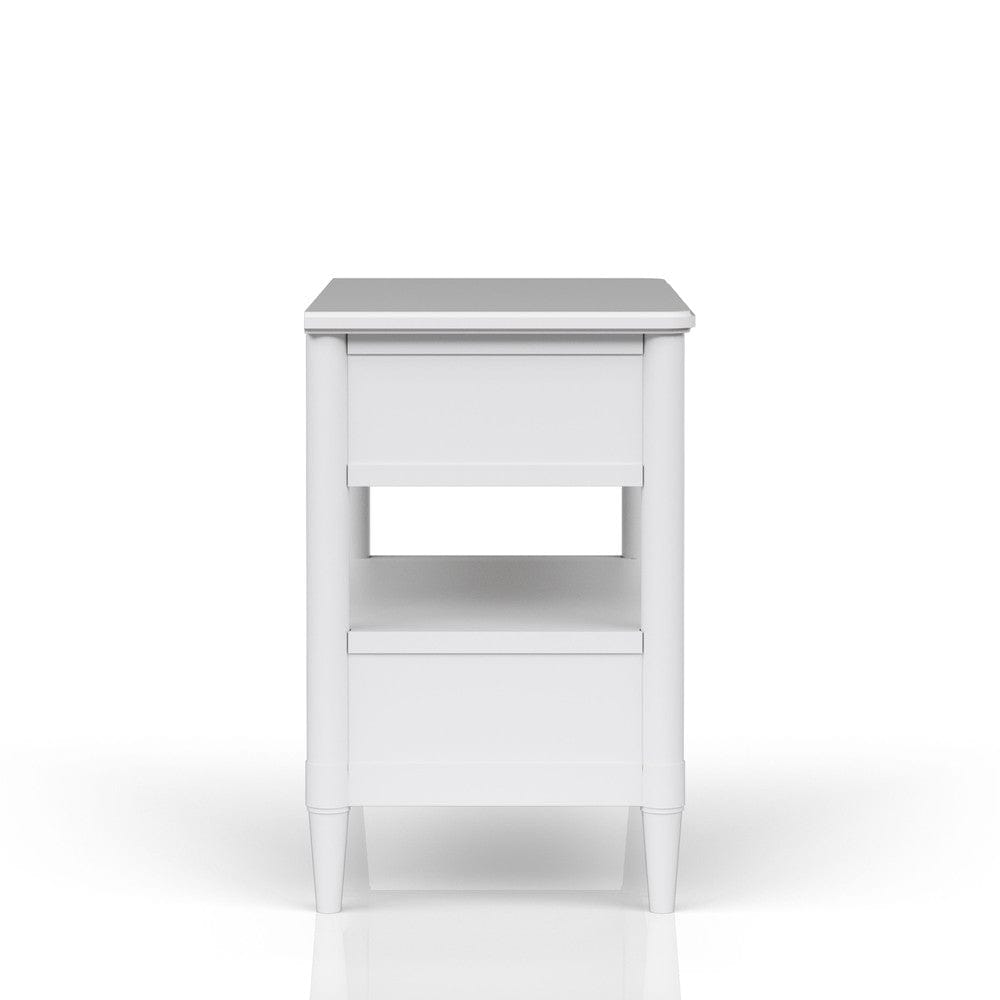 I Home Furnishings - Wilmington Open Nightstand -White - 338-122-W view 7