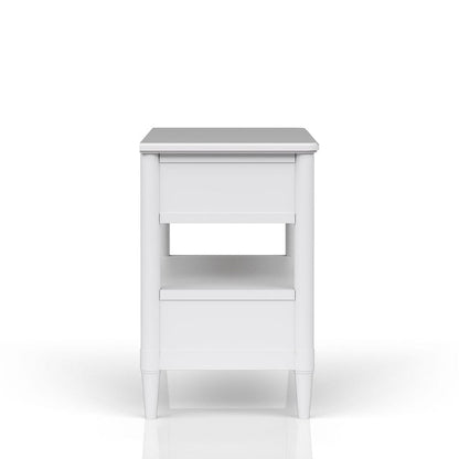 I Home Furnishings - Wilmington Open Nightstand -White - 338-122-W view 7