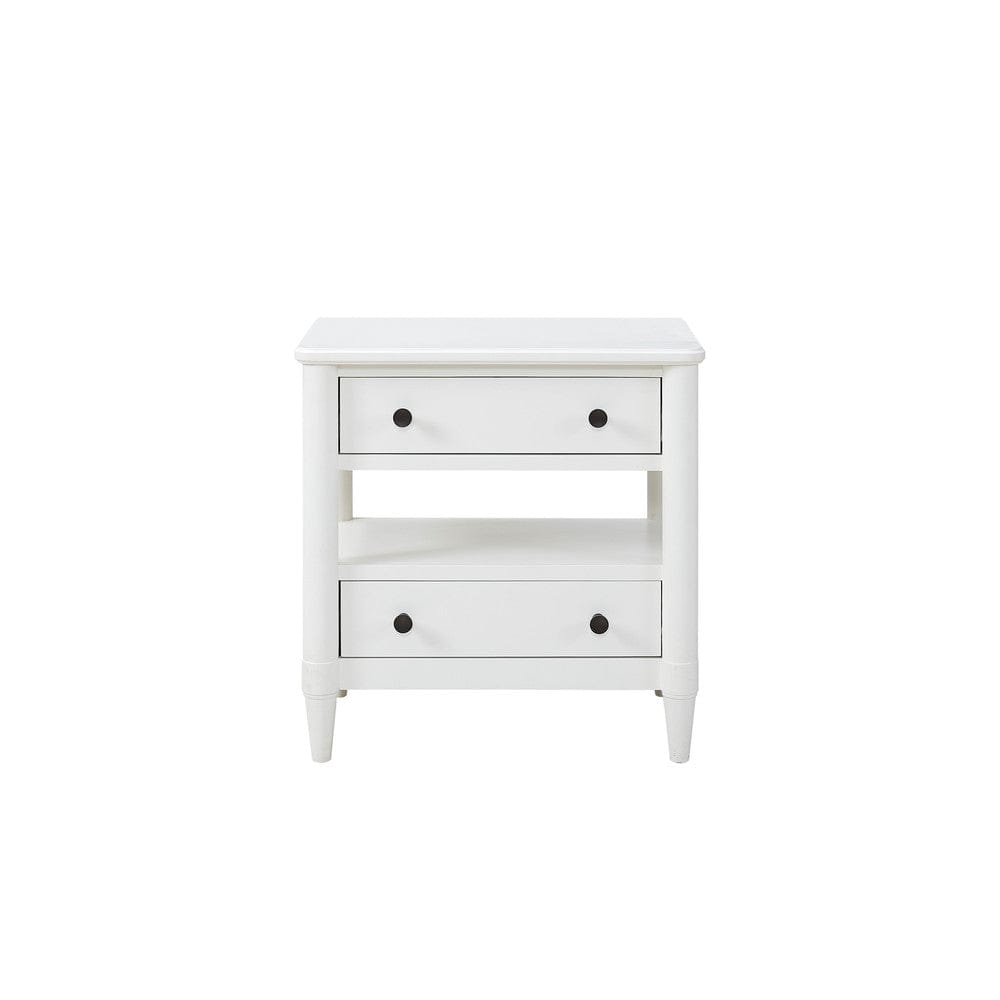 I Home Furnishings - Wilmington Open Nightstand -White - 338-122-W view 9