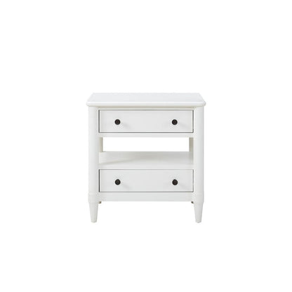 I Home Furnishings - Wilmington Open Nightstand -White - 338-122-W view 9