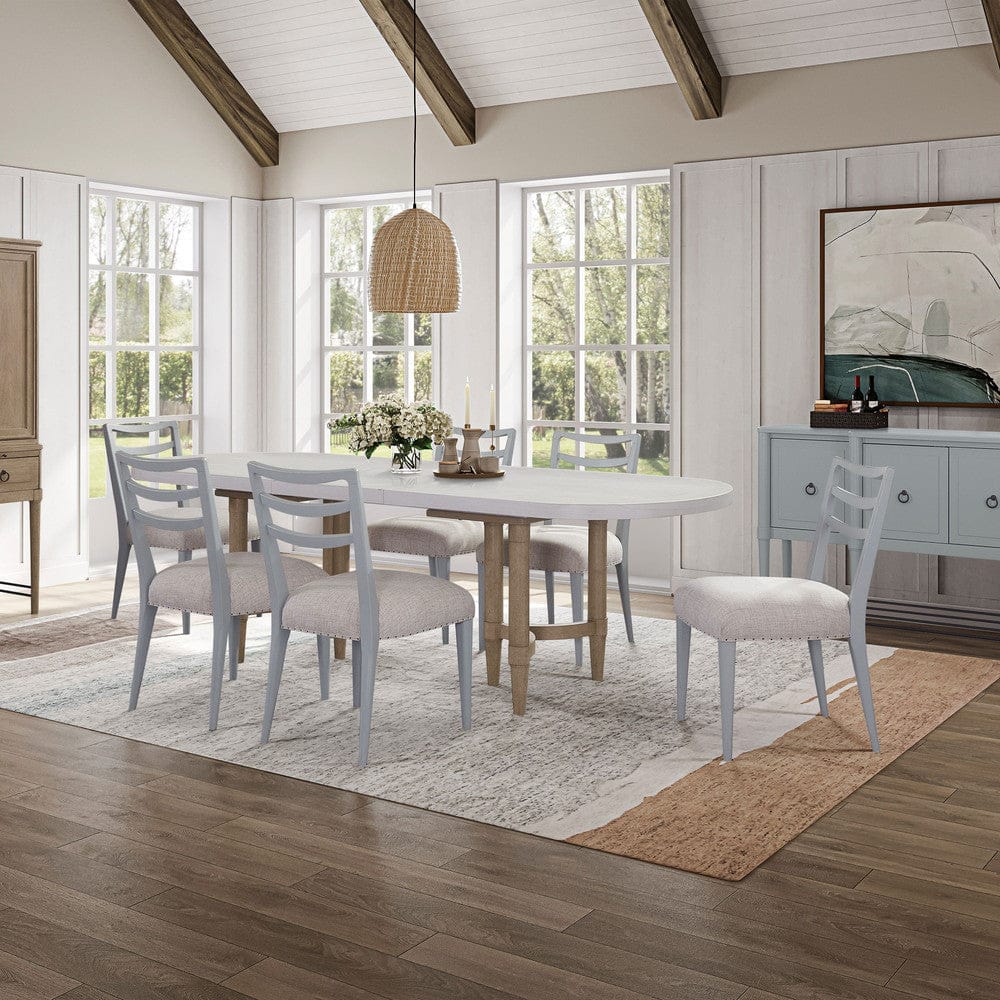 I Home Furnishings - Wilmington Pillar Trestle Table - 338-502 view 4