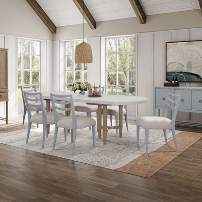 I Home Furnishings - Wilmington Pillar Trestle Table - 338-502 view 4