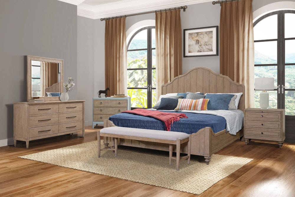 I Home Furnishings - Wilmington Queen Panel Bed - 338-105 view 7