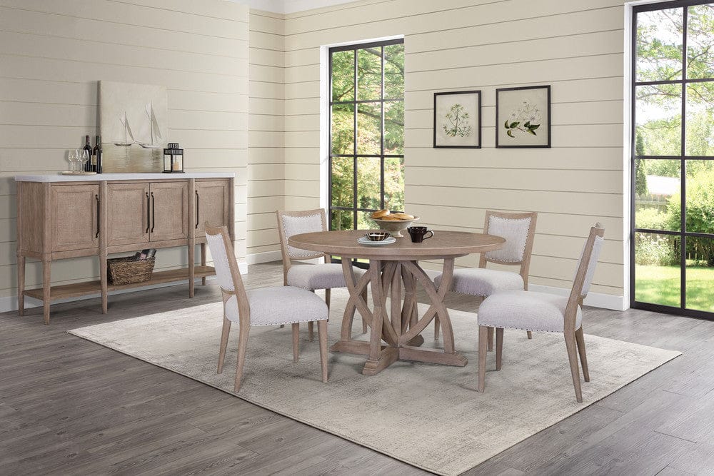 I Home Furnishings - Wilmington Round Table W/ 18" Leaf - 338-501 view 5