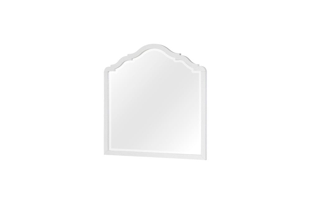 I Home Furnishings - Wilmington Shaped Mirror - Cement - 338-140-T view 2