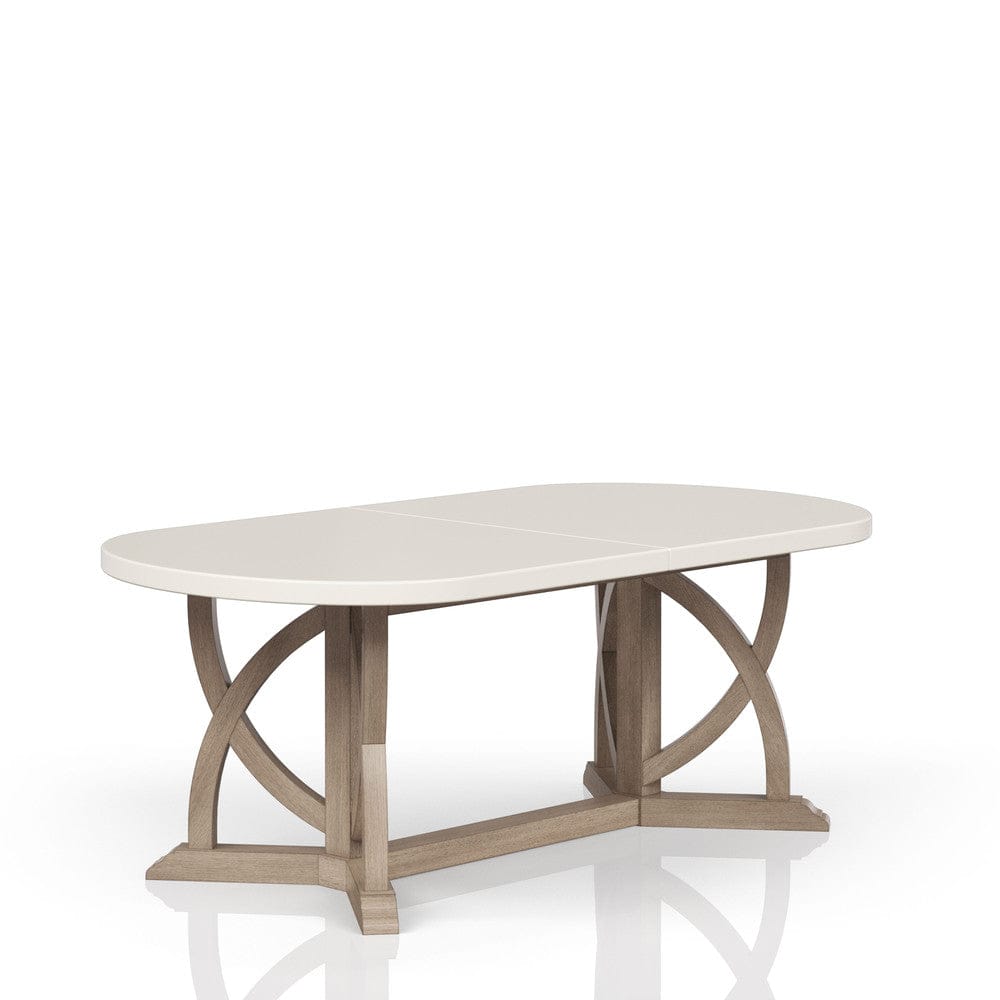I Home Furnishings - Wilmington Trestle Table - Cement and Sand - 338-500 view 1