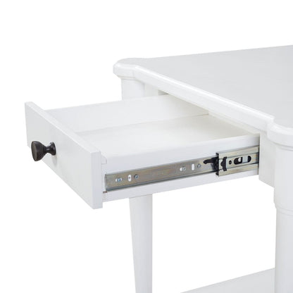 I Home Furnishings - Wilmington Wood End Table-White - 338-002-W view 6