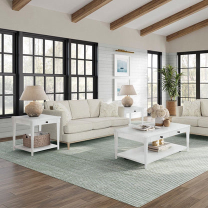 I Home Furnishings - Wilmington Wood End Table-White - 338-002-W view 7