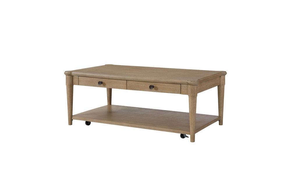 I Home Furnishings - Wilmington Wood Top Cocktail Table W/ Casters - 338-001 view 2