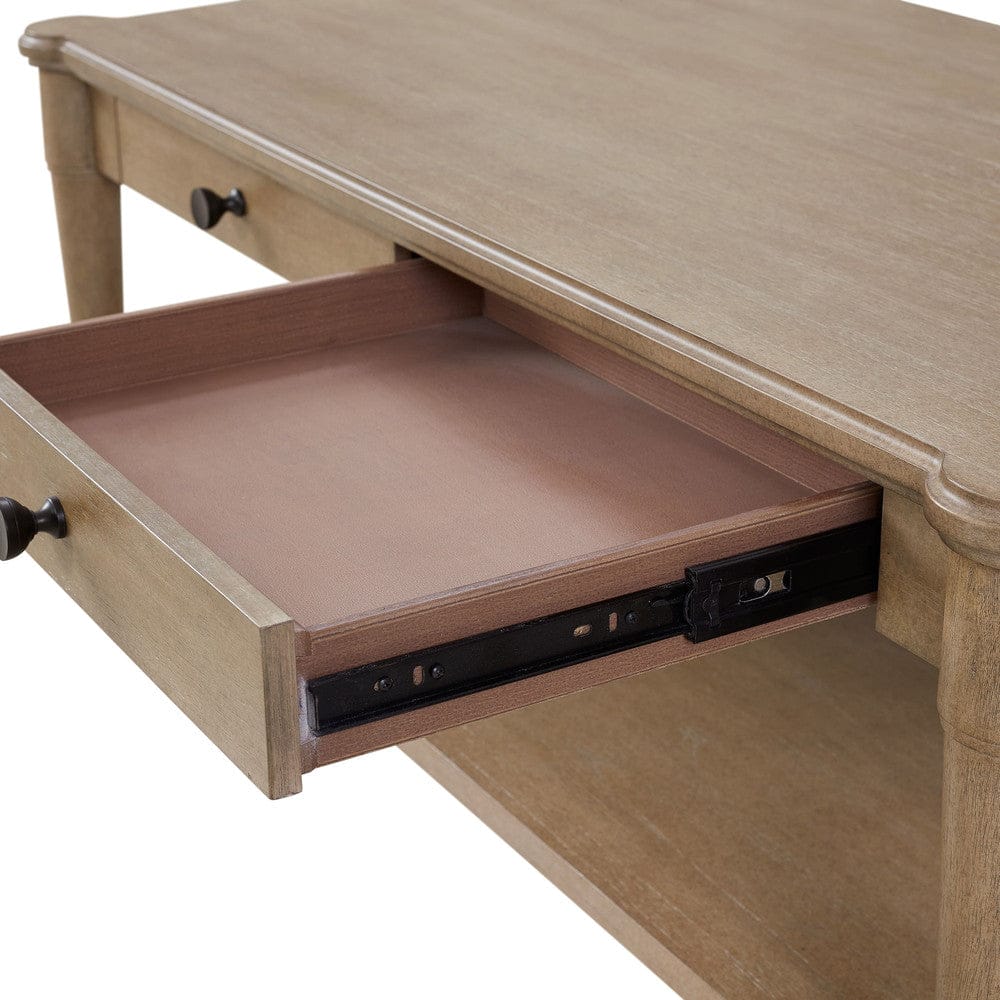 I Home Furnishings - Wilmington Wood Top Cocktail Table W/ Casters - 338-001 view 3