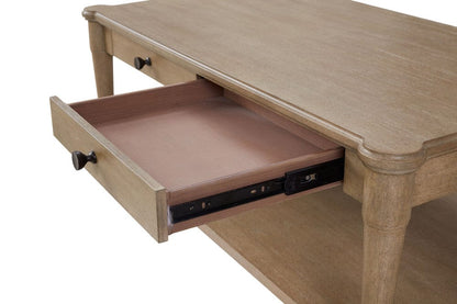I Home Furnishings - Wilmington Wood Top Cocktail Table W/ Casters - 338-001 view 4