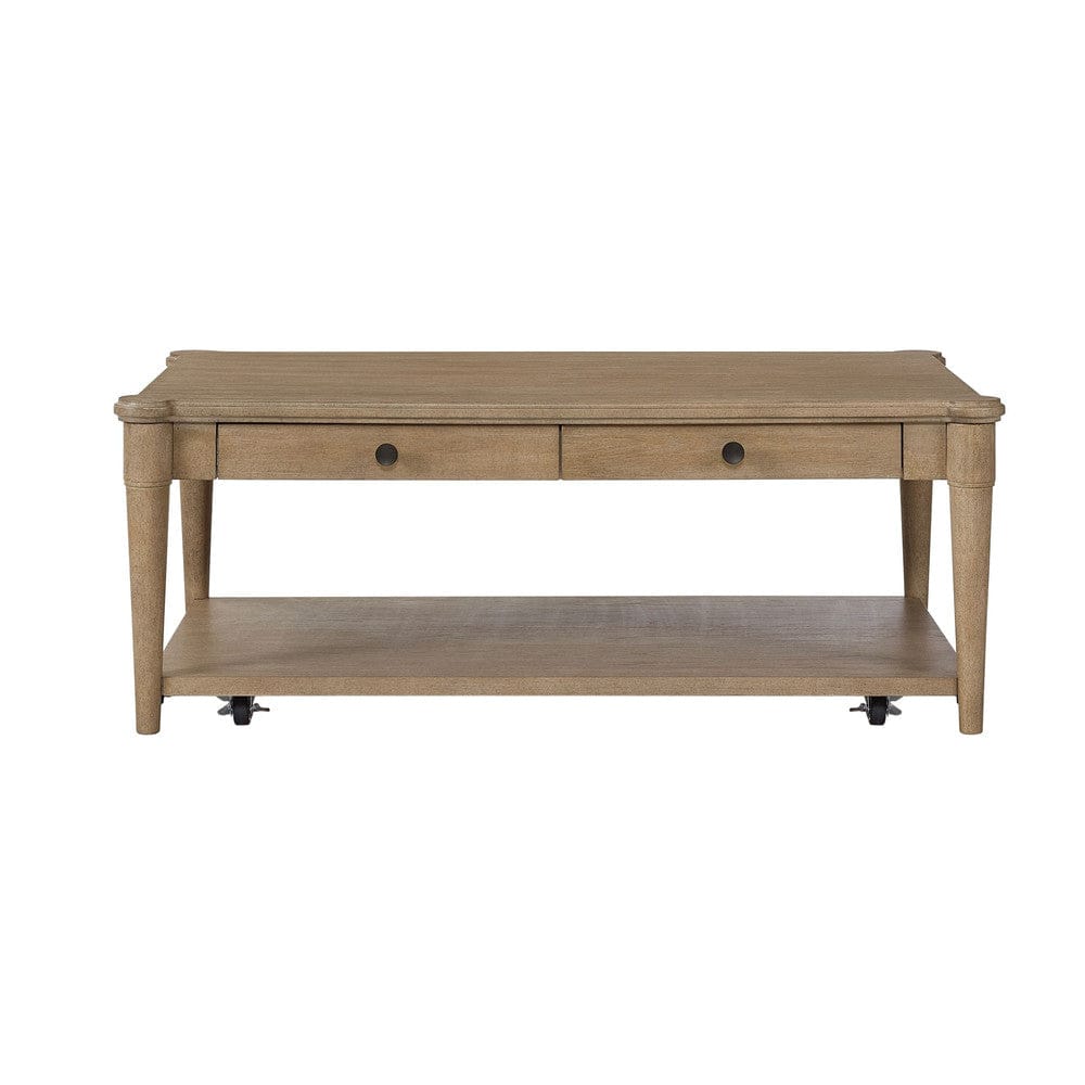 I Home Furnishings - Wilmington Wood Top Cocktail Table W/ Casters - 338-001 view 5