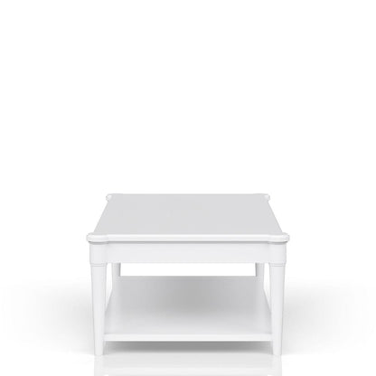 I Home Furnishings - Wilmington Wood Top Cocktail Table W/ Casters-White - 338-001-W view 3
