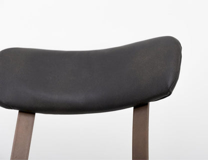 IFD  - Altea  - Upholstered Adjustable 24-30" Swivel Iron Base Barstool  - Black  - IUP817-BST2430-216 view 7