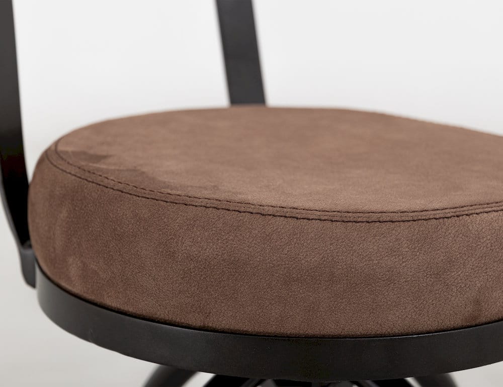 IFD  - Altea  - Upholstered Adjustable 24-30" Swivel Iron Base Barstool  - Brown  - IUP817-BST2430-239 view 3