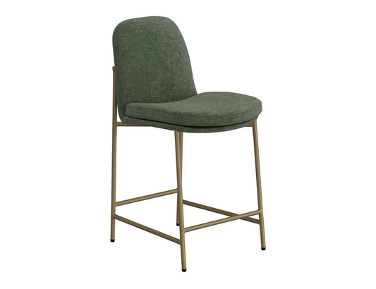 IFD - America - Wooden Frame & Metal Base, 24in Upholstered Barstool - IUP803-BST24-111 view 1