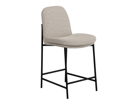 IFD - America - Wooden Frame & Metal Base, 24in Upholstered Barstool - IUP803-BST24-161 view 1