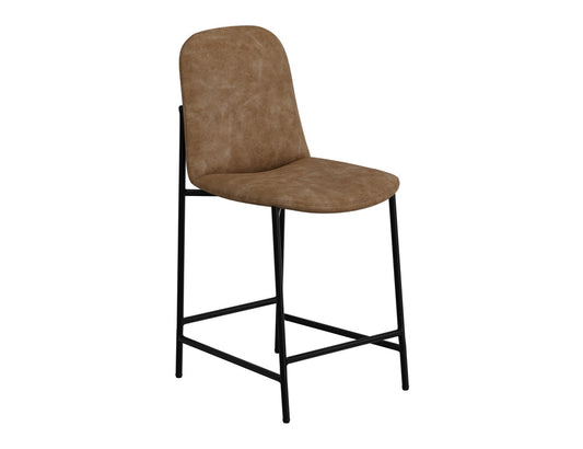 IFD - America - Wooden Frame & Metal Base, 24in Upholstered Barstool - IUP803-BST24-202 view 1