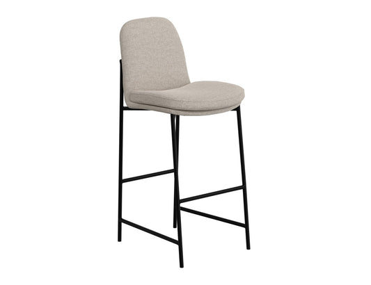 IFD - America - Wooden Frame & Metal Base, 30in Upholstered Barstool - IUP803-BST30-161 view 1
