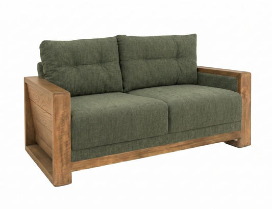 IFD - Ancora - Wooden Frame, Upholstered Loveseat in Olive - IUP325-LOV-111 view 1