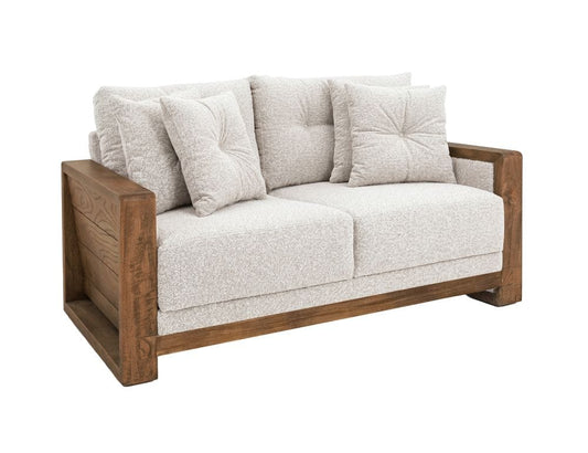 IFD - Ancora - Wooden Frame, Upholstered Loveseat in Pearl - IUP325-LOV-101 view 1