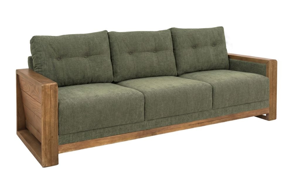 IFD - Ancora - Wooden Frame, Upholstered Sofa in Olive - IUP325-SOF-111 view 1