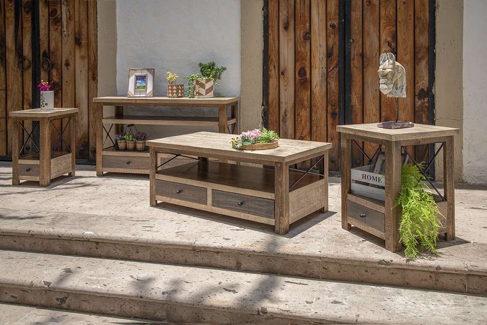 IFD - Andaluz 1 Drawer End Table - IFD1801END veiw 3