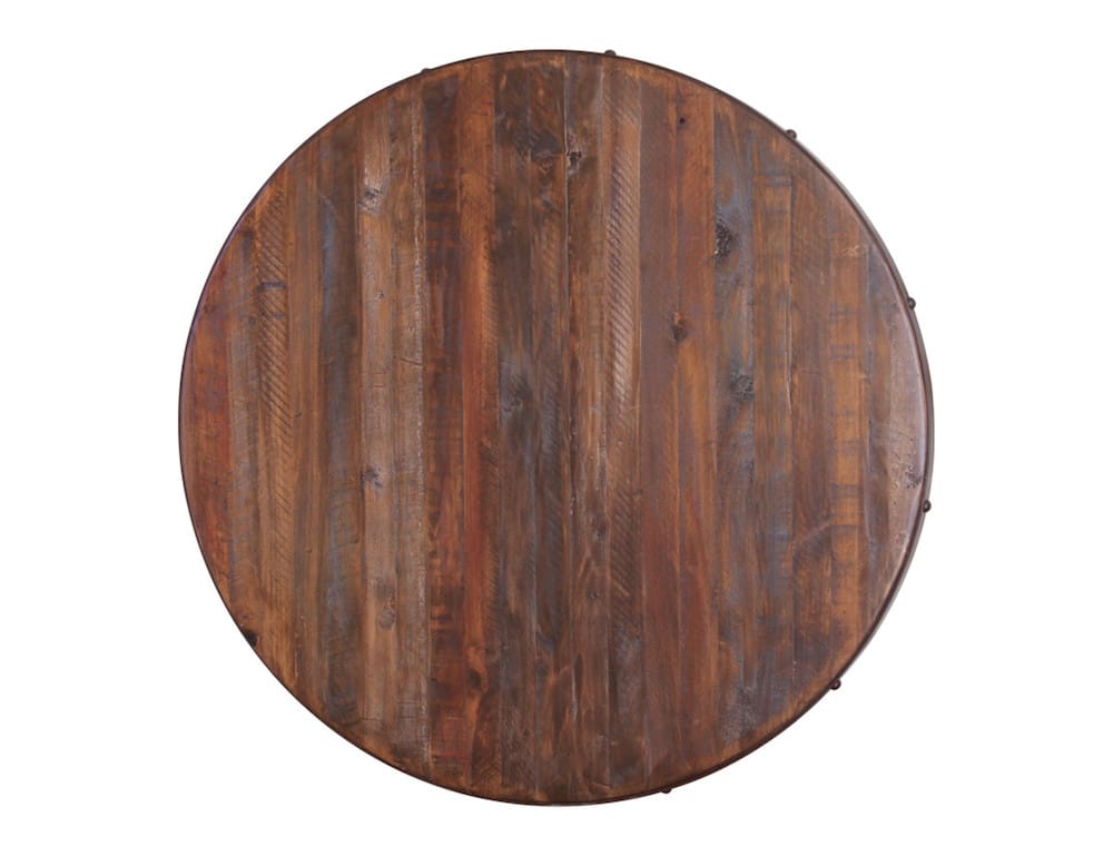 IFD - Antique Bistro Table Barrel Design - IFD9671BARBIS view 3