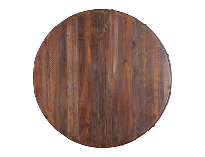 IFD - Antique Bistro Table Barrel Design - IFD9671BARBIS view 3