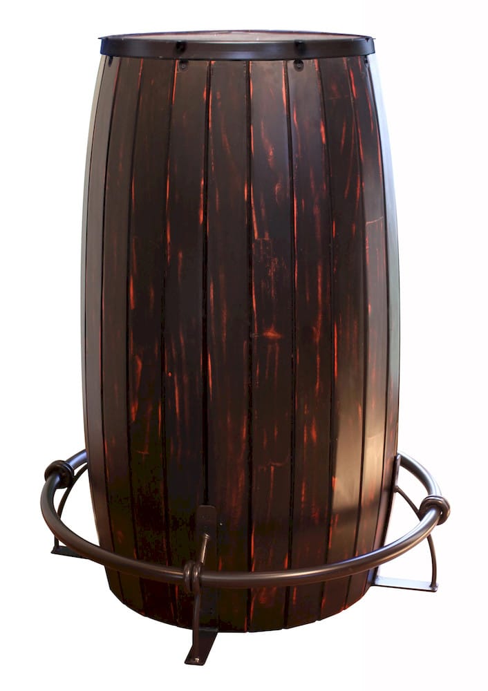 IFD - Antique Bistro Table Barrel Design - IFD9671BARBIS view 4
