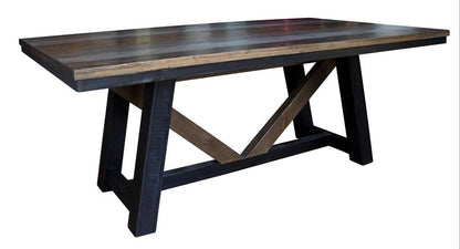 IFD - Antique Gray Dining Table - IFD9771TBL veiw 1