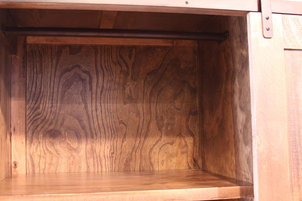 IFD - Antique Multicolor 3 Drawer, 1 Sliding Door, 1 Door  Gentlemans Chest - IFD966GTCH veiw 3