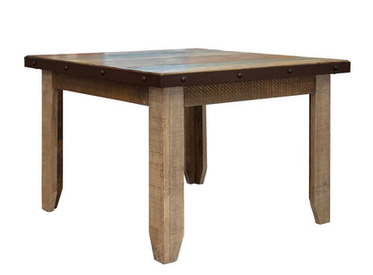 IFD - Antique Multicolor 42 Dining Table Antique MC - IFD9671TBL42 veiw 4