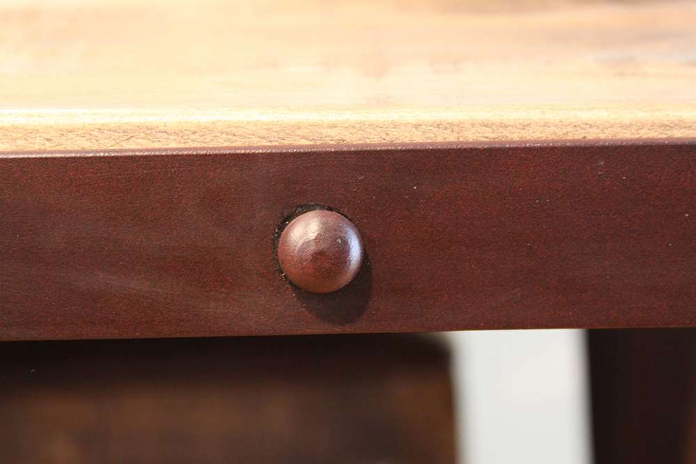 IFD - Antique Multicolor 79 Dining Table w/Iron Base - IFD962TABLE-MC veiw 3