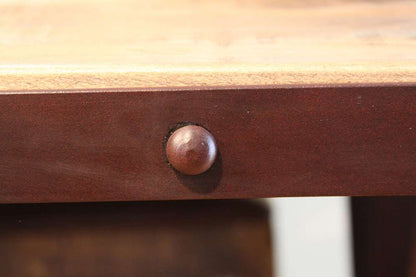 IFD - Antique Multicolor 79 Dining Table w/Iron Base - IFD962TABLE-MC veiw 3