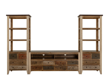 IFD - Antique Multicolor Antique Multi-color, 8 Drawer TV-Stand - IFD964STAND view 5