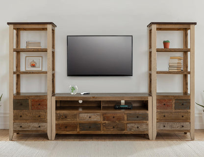 IFD - Antique Multicolor Antique Multi-color, 8 Drawer TV-Stand - IFD964STAND view 6