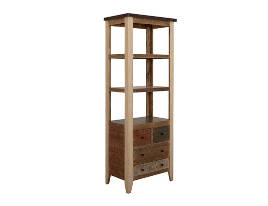 IFD - Antique Multicolor Universal Pier, 4 Drawers, 3 Shelves - IFD964PIER view 1