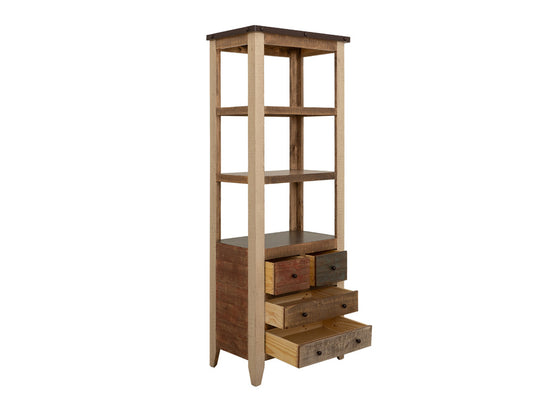 IFD - Antique Multicolor Universal Pier, 4 Drawers, 3 Shelves - IFD964PIER view 2