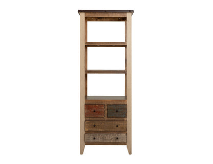 IFD - Antique Multicolor Universal Pier, 4 Drawers, 3 Shelves - IFD964PIER view 3