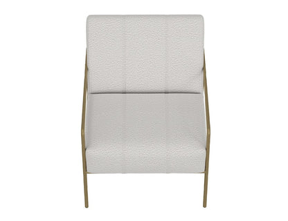 IFD  - Aragon  - Wooden Frame & Metal Base, Armchair  - Beige/Gold  - IUP611-ACH-101 view 4
