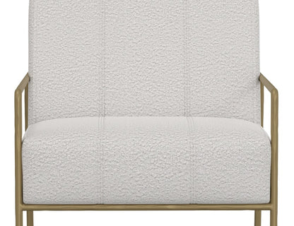 IFD  - Aragon  - Wooden Frame & Metal Base, Armchair  - Beige/Gold  - IUP611-ACH-101 view 7