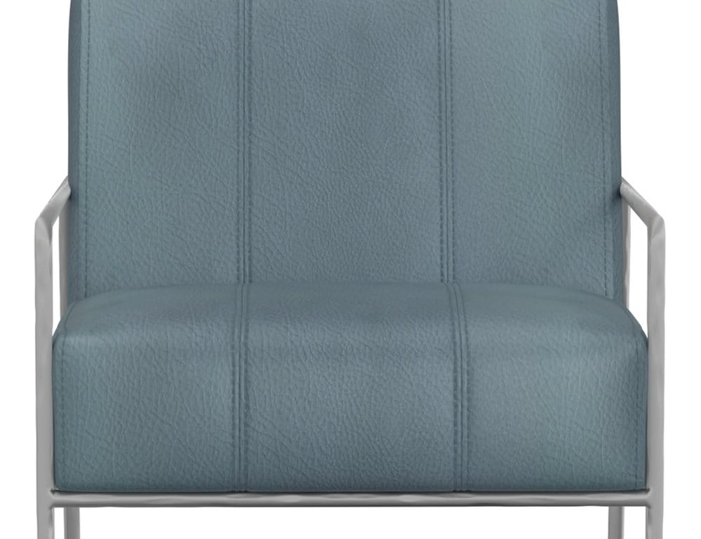 IFD  - Aragon  - Wooden Frame & Metal Base, Armchair  - Blue  - IUP611-ACH-233 view 7
