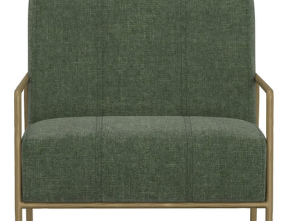 IFD  - Aragon  - Wooden Frame & Metal Base, Armchair  - Green/Gold  - IUP611-ACH-111 view 7