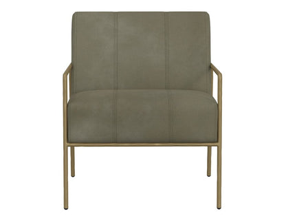 IFD  - Aragon  - Wooden Frame & Metal Base, Armchair  - Green  - IUP611-ACH-232 view 2